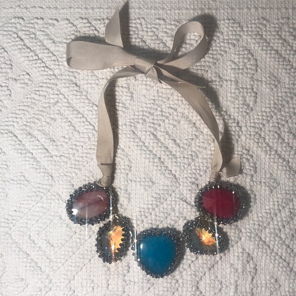 COPY - *RARE* Amrita Singh Jewel Ribbon Necklace - Picture 3 of 6